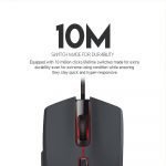 FANTECH VX7 Lightweight RGB Gaming Mouse - 8000DPI - 6 programmable Buttons - Software | Black - الصورة 4