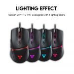 FANTECH VX7 Lightweight RGB Gaming Mouse - 8000DPI - 6 programmable Buttons - Software | Black - الصورة 2