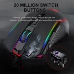 REDRAGON M910-KS RANGER RGB Wireless / Wired Gaming Mouse - 8000 DPI | Black - Image 3