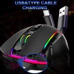 REDRAGON M910-KS RANGER RGB Wireless / Wired Gaming Mouse - 8000 DPI | Black - Image 5
