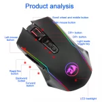 REDRAGON M910-KS RANGER RGB Wireless / Wired Gaming Mouse - 8000 DPI | Black - Image 6