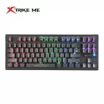 XTRIKE ME GK-979 Rainbow TKL Mechanical Keyboard - Blue Switches | Black - الصورة 6