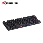 XTRIKE ME GK-986 Rainbow 65% TKL Mechanical Keyboard - Blue Switches | Black - Image 4