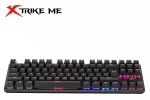 XTRIKE ME GK-986 Rainbow 65% TKL Mechanical Keyboard - Blue Switches | Black - Image 2