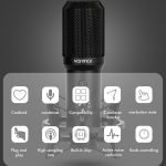Yanmai Q10B Studio USB Condenser Microphone Professional Vlogging Kit | Black - Image 6