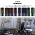 Yanmai Q18 USB RGB Gaming Microphone Professional Metal Streaming Studio | Black - الصورة 2