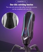 Yanmai Gamepro T1 USB RGB Gaming Microphone | Black - الصورة 3