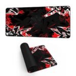 Black Red Graffiti mouse pad