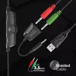 GoldenPlayer Stereo Gaming Headset
