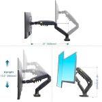 NB F160 Dual Monitor Desk Stand