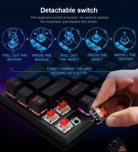 VSP VM01-R Gaming Mechanical Keyboard