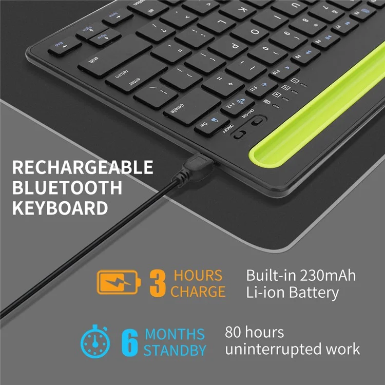 Rechargeable Dual Mode Tablet Keyboard