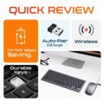 Rechargeable Slim Dual Mode Keyboard Mouse
