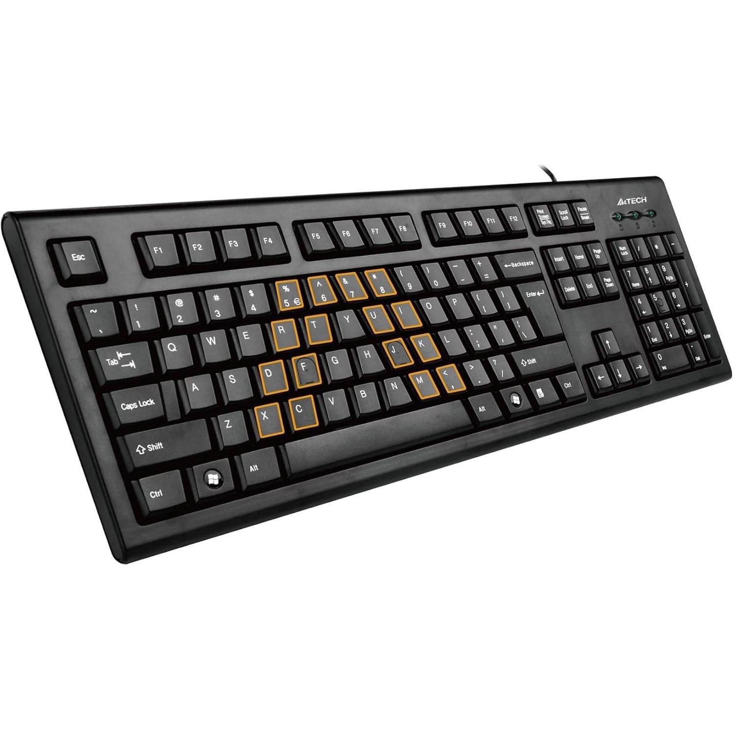 A4Tech KRS-85 A-Shape USB Keyboard (1) A4Tech KRS-85 Keyboard