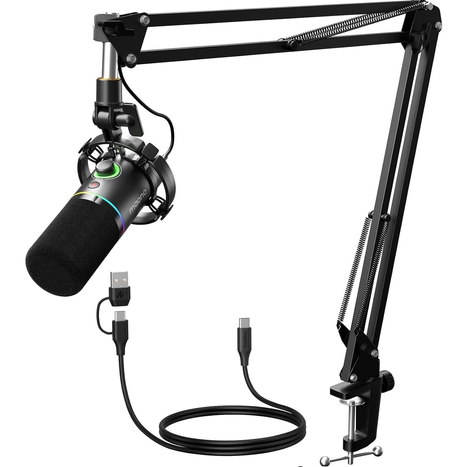 MAONO PD200XS USBXLR Dynamic Microphone Kit (1) MAONO PD200XS USBXLR Dynamic Microphone Kit