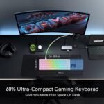 ASESTEK AK61 60% Gaming Keyboard white