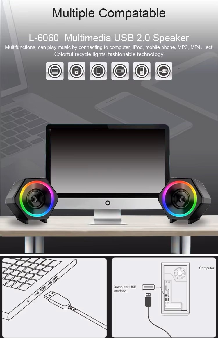 Kisonli L6060 Multimedia Speaker