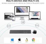 Rapoo 9560M Dual Mode Combo Keyboard Mouse 2.4G BT