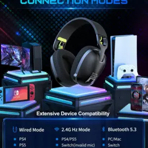 ONIKUMA B2 Tri-Mode Gaming Headset