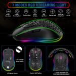 E-YOOSO Z737 Gaming Kit ( TKL Mechanical Keyboard + Honeycomb Mouse + Mousepad ) | Black - Image 5