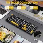 ATTACK SHARK X98PRO wireless keyboard _cheese White (1)