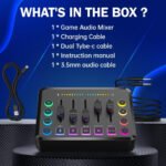 F9 Wireless Live Sound Card Mixer