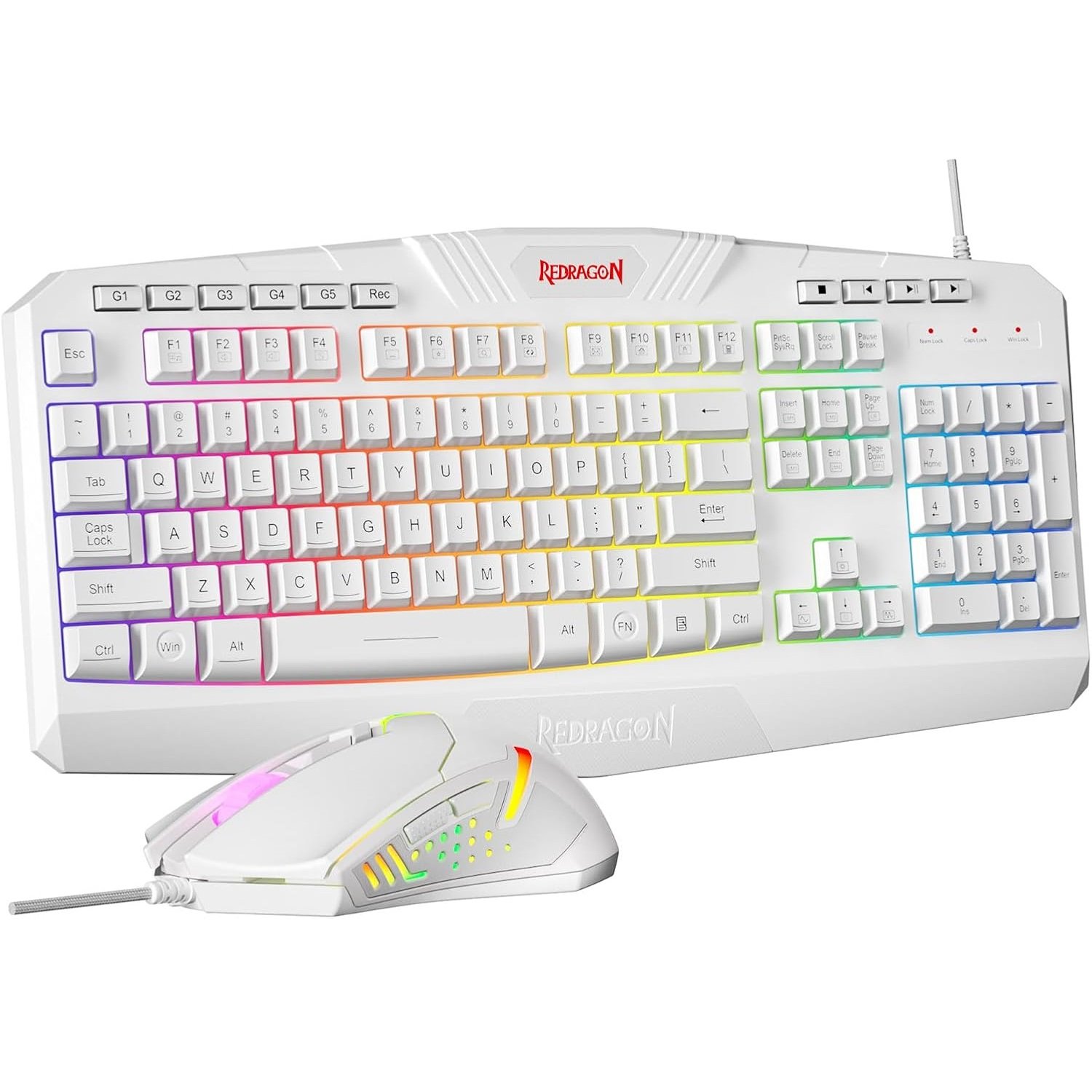 Redraogn S101W Keyboard Mouse (1) Redragon S101W Keyboard Mouse combo