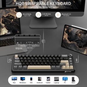 ATTACK SHARK X66 Wireless 60% Gaming Keyboard