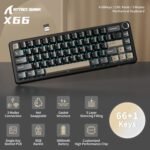 ATTACK SHARK X66 Wireless 60% Gaming Keyboard