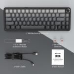 ATTACK SHARK X66 Wireless 60% Gaming Keyboard