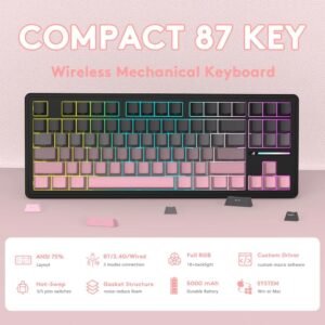 ATTACK SHARK M87 PROV2 Wireless Gaming Keyboard