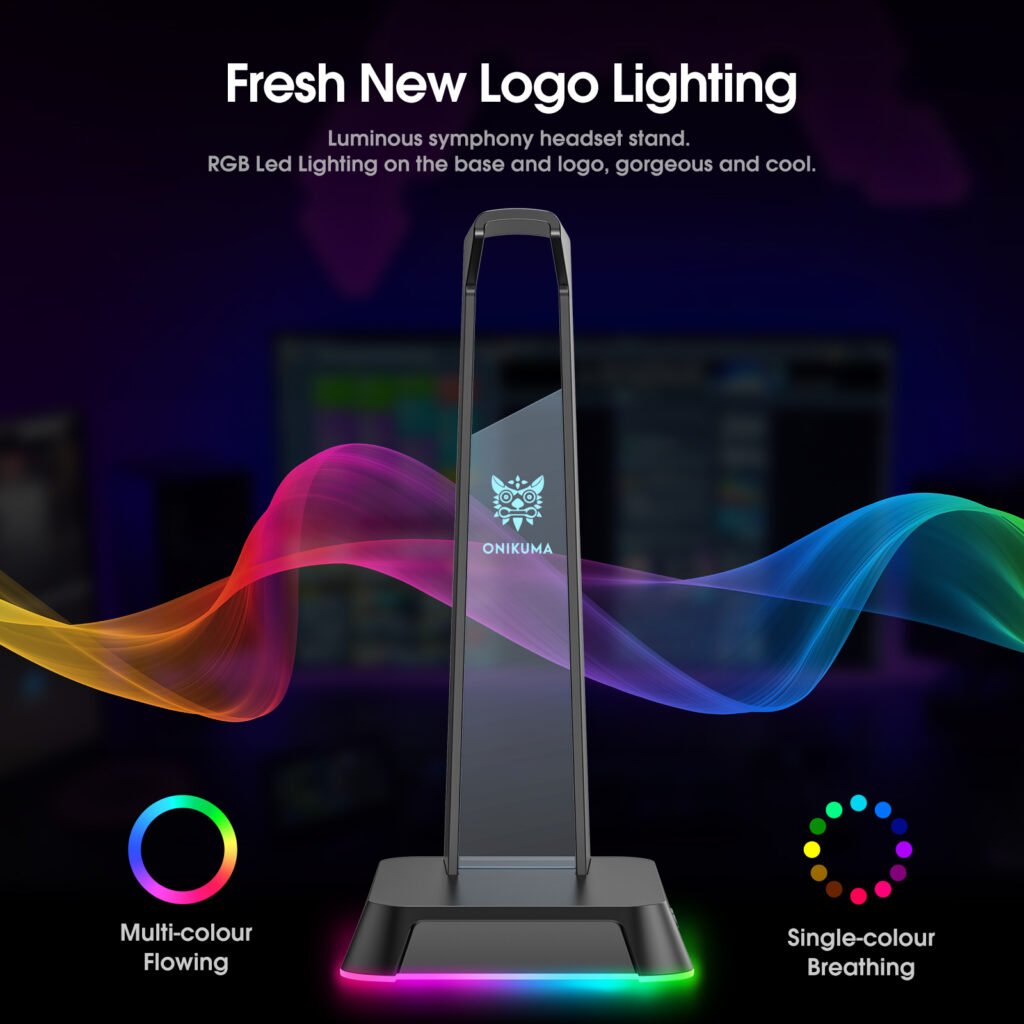 ONIKUMA ST2 RGB Headphone Stand
