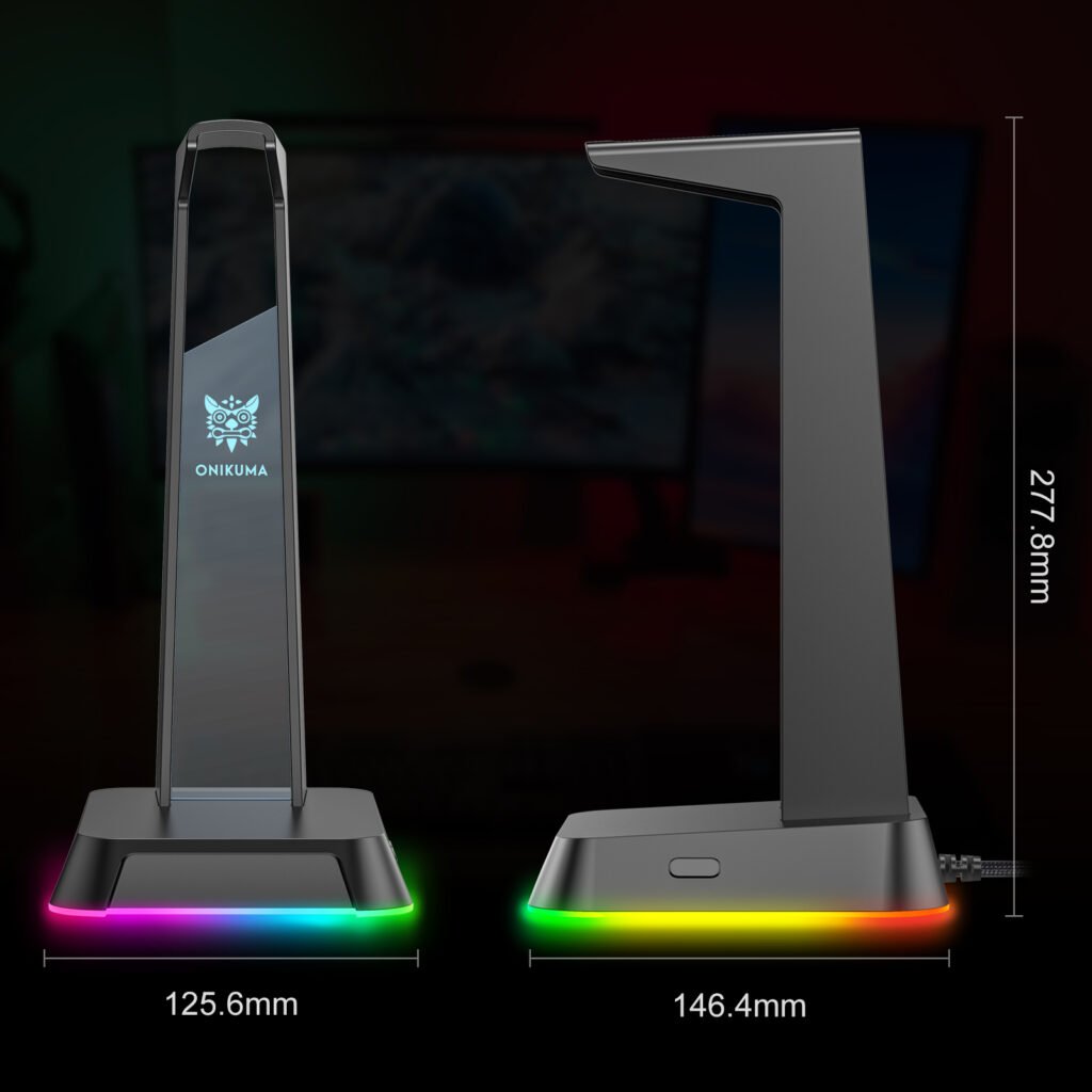 ONIKUMA ST2 RGB Headphone Stand