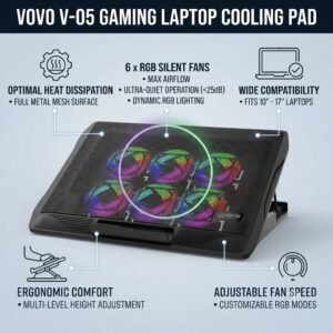 VOVO V-05 Gaming Laptop Cooling Pad @nextmart (3)