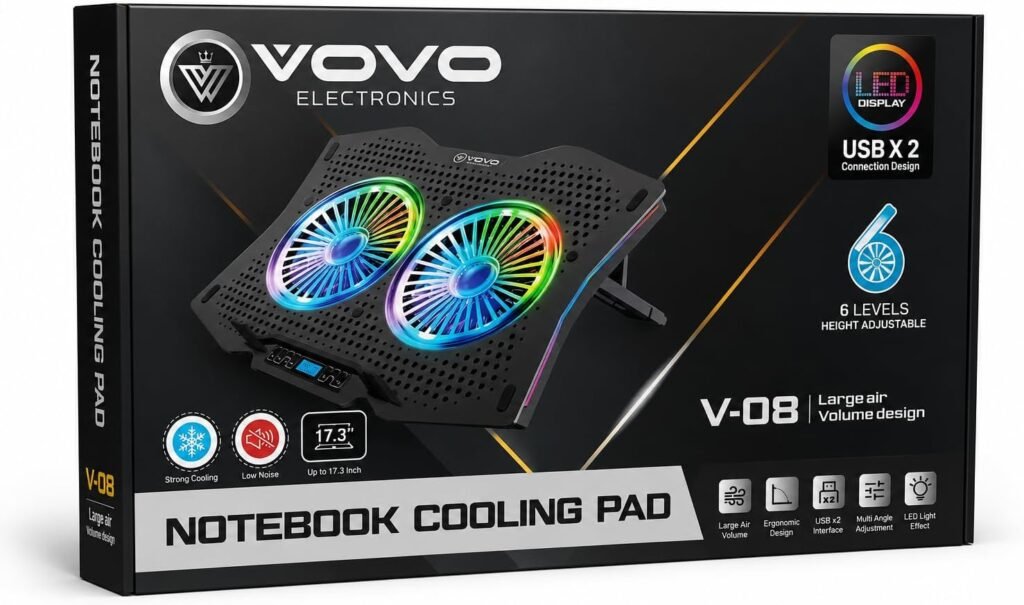 VOVO V-08 Laptop Cooling Pad