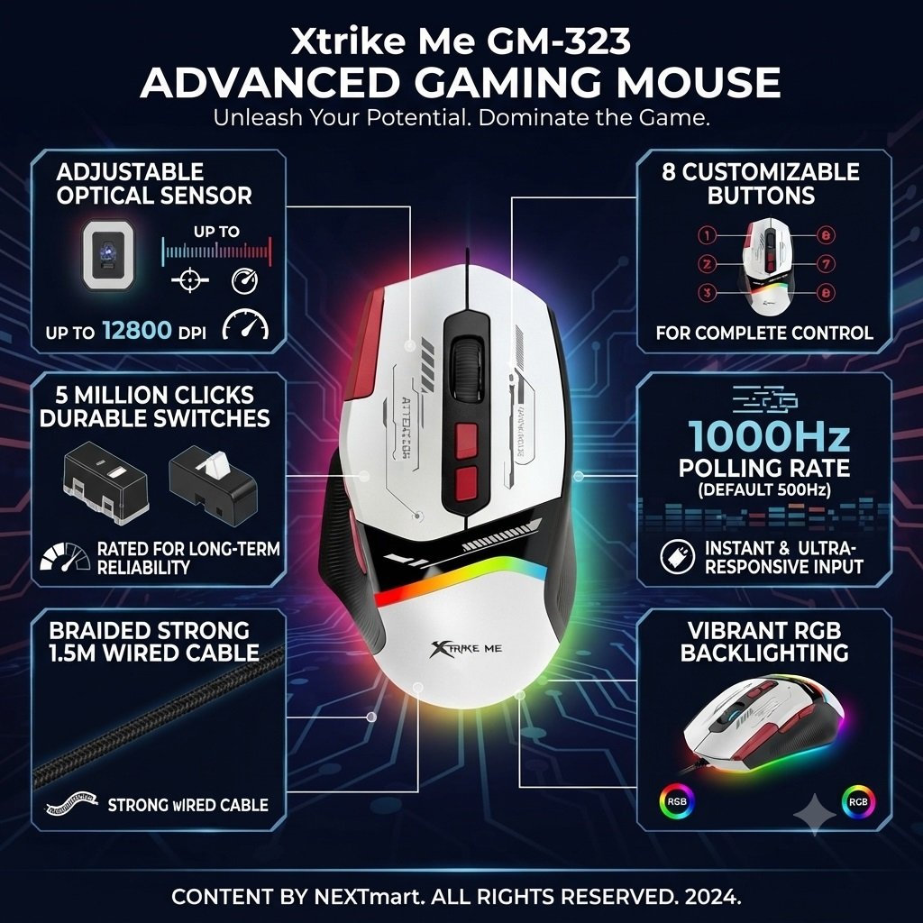 Xtrike Me GM-323 Gaming Mouse